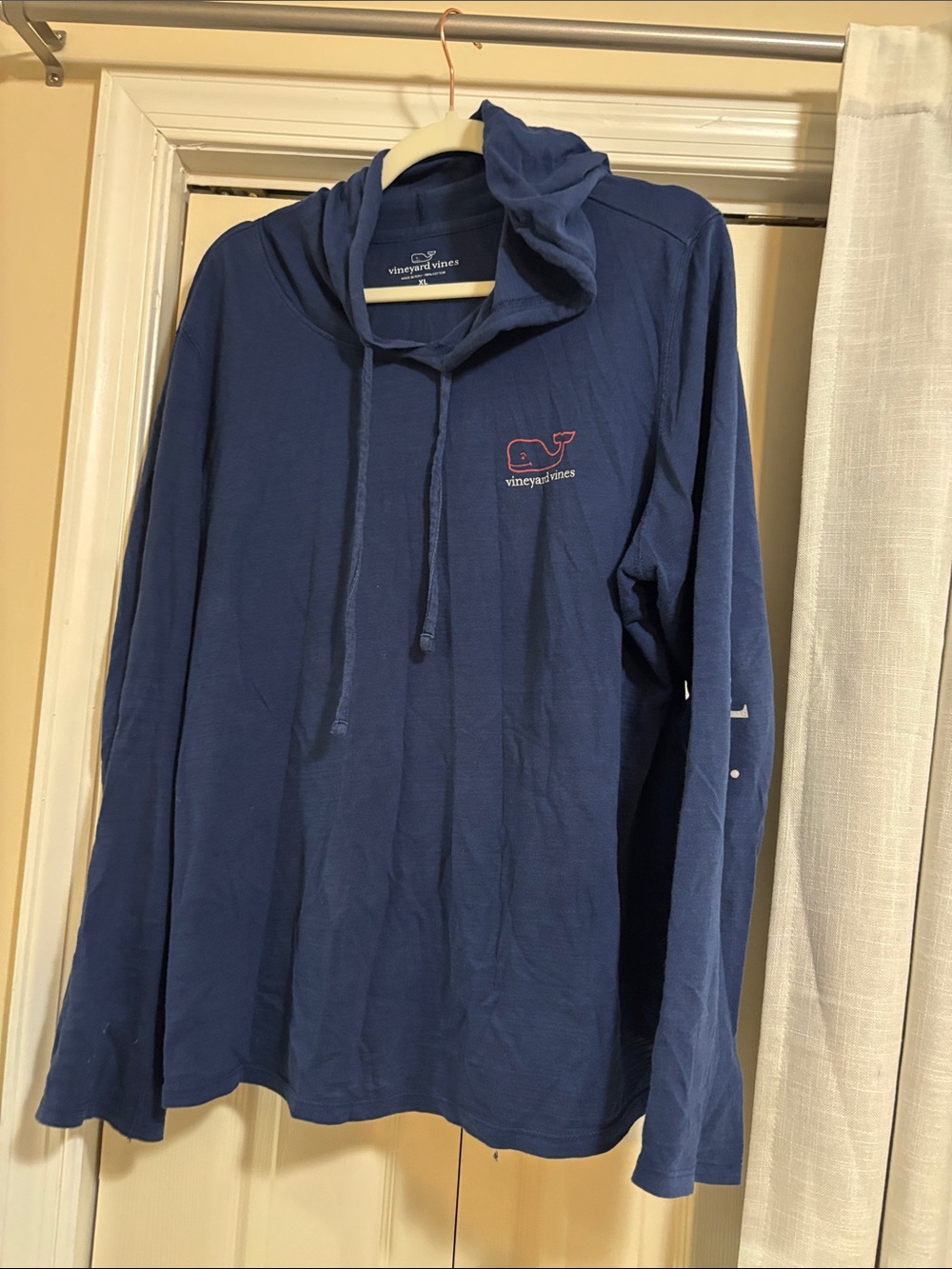 Vineyard Vines Blue Pullover Whale Hoodie